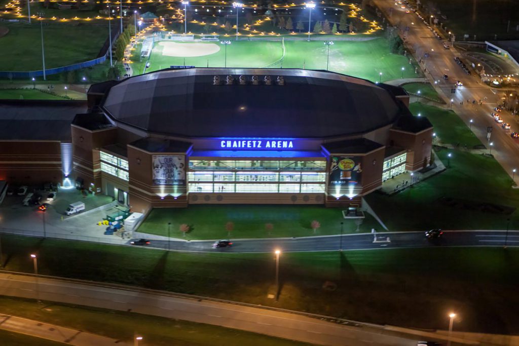 Helicopter Hight Aerial Photo of Sports Area